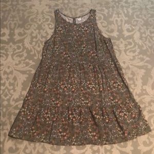 Old Navy green floral dress